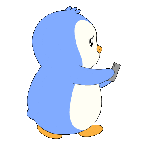Looking Youtube Sticker by Pudgy Penguins
