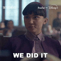 We Did It The Testaments GIF by HULU