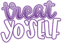 Planner Treat Yourself Sticker by Krissyanne Designs
