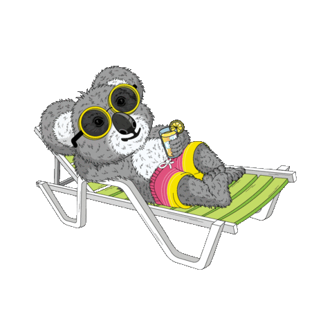 Summer Koala Sticker