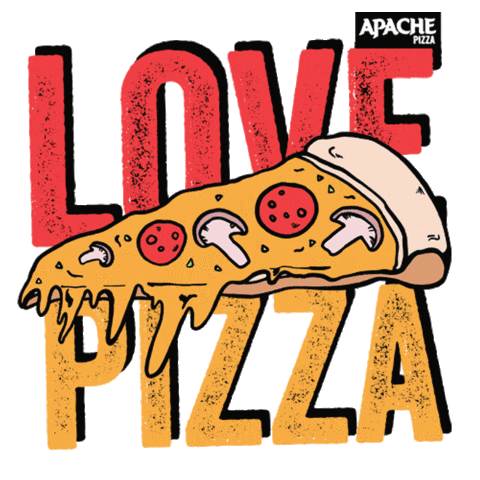 apachepizza giphyupload love pizza lovepizza Sticker