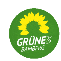gruenes_bamberg logo herz herzen grune Sticker