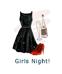 pimp_my_outfit squad goals stylist girls night ladies night Sticker