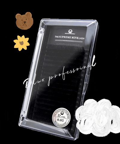 dluxproofficial giphygifmaker eyelash glue pestanas GIF