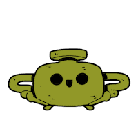 Cartoon Stone Sticker