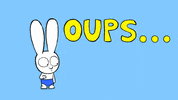 Pardon Pardonne Moi GIF by Simon Super Rabbit