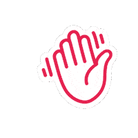 Happy Wave Sticker by Visser & Visser