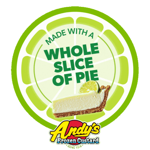 Key Lime Pie Sticker by Andy's Frozen Custard