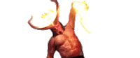 HellboyMovie demon hell hellboy milla jovovich Sticker