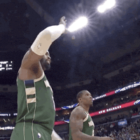 High Five Eric Bledsoe GIF by Milwaukee Bucks