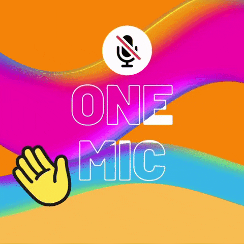 One Mic GIF by The3Flamingos