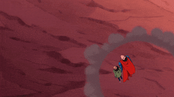 Flying Away Kara Danvers GIF by Adult Swim