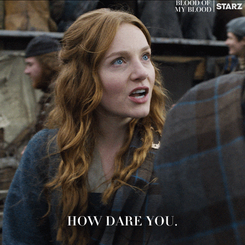 Angry Season 1 GIF by Outlander