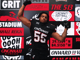 Football GIF by Cincinnati Bearcats