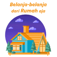 Dagangan belanja dirumahaja beli murah Sticker