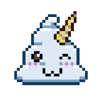Art Shitting Sticker by Poopies.io