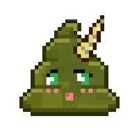 Art Shitting Sticker by Poopies.io