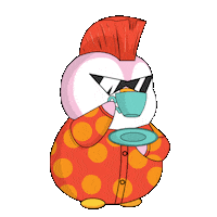 Good Morning Drinking Sticker by Pudgy Penguins