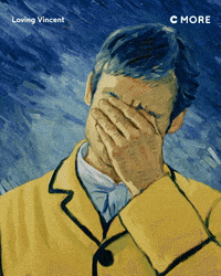 Vincent Van Gogh Facepalm GIF by TV4