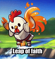 Leap Of Faith Wisdom GIF by Zorooster