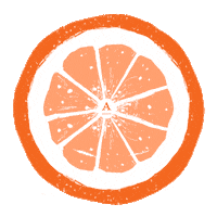 Summer Orange Sticker by Anthropologie