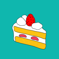 sawako_kabuki woman mad cake blood GIF