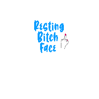 Angry Go Away Sticker