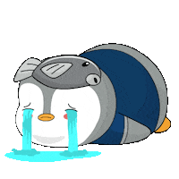 Sad Cry Sticker by Pudgy Penguins