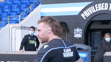 Rugby Mullet GIF by Glasgow Warriors