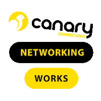 Canary Connections Sticker by Caban Condos Mexico