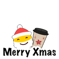 merry xmas christmas Sticker by Coffee Island Cyprus