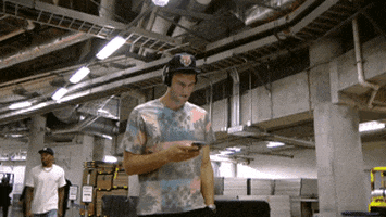 brook lopez phone GIF by NBA