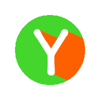 Orange Abc Sticker