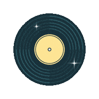 kugelzwei music inspiration vinyl record Sticker