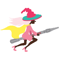 Halloween Witch Sticker by Benefit Cosmetics