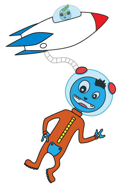 fun space Sticker