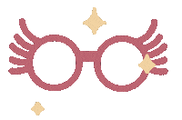 Harry Potter Glasses Sticker
