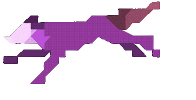 ghostpatrol dog pixel run drawn Sticker