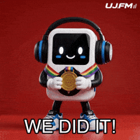 Gold Medal Happy Dance GIF by UJFM