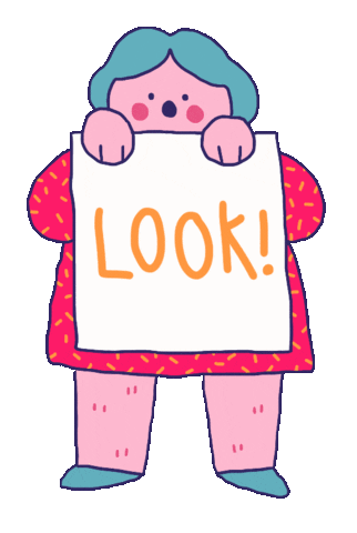 Look At This Sticker by Marie Boiseau