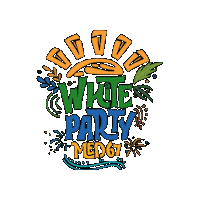 White Party Sambodromo Sticker by dani samudio
