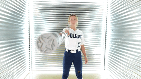 Rocket Softball GIF by Toledo Rockets