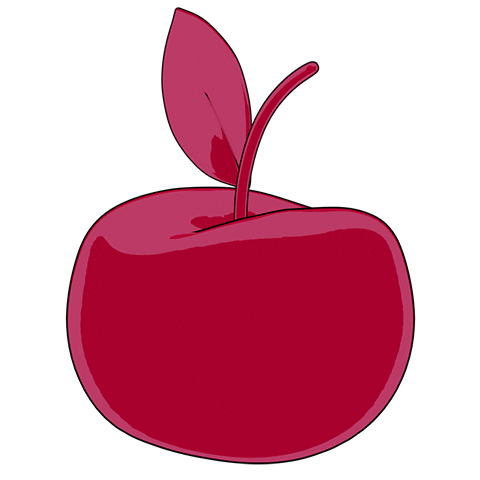 Apple Leaf Sticker