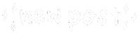 New Post Words Sticker
