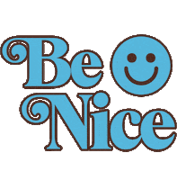 Sparkle Be Nice Sticker by The Particulars