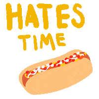 Hot Dog Hates Sticker