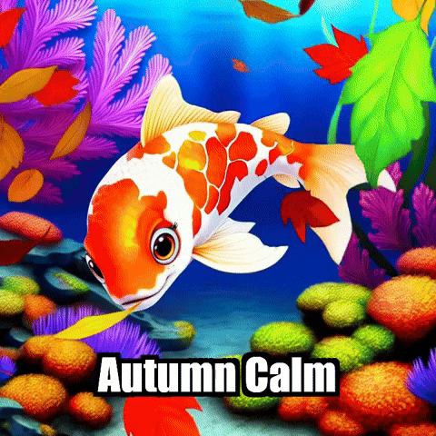 Koi Fish Leaves GIF by TheConfishius