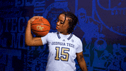 Georgia Tech Basketball GIF by Georgia Tech Yellow Jackets