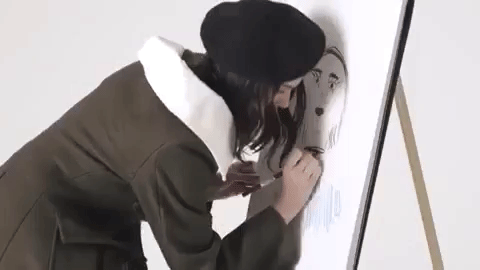 kendall jenner art GIF by Who What Wear