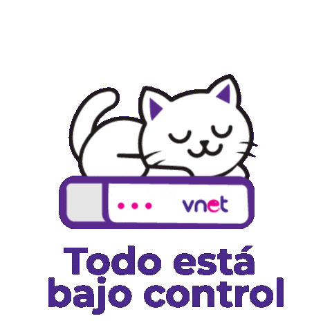 vnet_ve giphyupload cat sleep purple Sticker